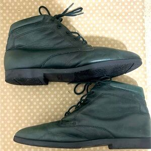 Danexx Vintage Leather Lace-up Ankle Booties 8.5M